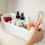 WORTHBUY 욕실 정리함 선반 벽걸이 화장품 스킨 케어 보관 랙, 다기능 캐비닛 메이크업 보관 거치대 - 이미지 6