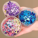 다채로운 Y2K 스타 BB 헤어 클립, 여자 귀여운 금속 스타 머리핀, 사이드 바레트, 사랑스러운 헤어 클립, 헤어 액세서리, 헤드웨어 - 이미지 5