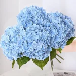 다색 수국 인공 꽃, 현실적인 터치 인공 꽃, 가정 장식, 웨딩 부케에 적합, v