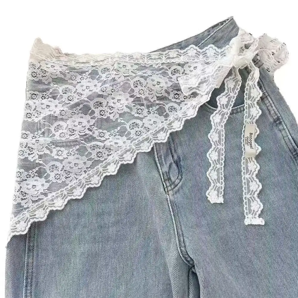 레트로 달콤한 꽃 삼각형 머리 스카프 여자 여자 스퀘어 스카프 머리띠 한국어 프랑스어 목가적 인 머리 장식 여름 레이스 머리 장식