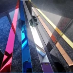 아크릴 아름다운 가장자리 장식 스트립 벽 스티커 홈 장식 거실 침실 TV 배경 벽 거울 벽 스티커 - 이미지 6