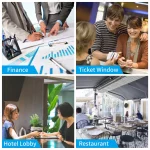 KW 트리오 데스크 영수증 거치대 스파이크 스틱, 후크 안전 보호 커버 디자인 체크 스핀들 빌 노트 종이 메모 포크 - 이미지 5