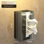 펀치 프리 화장지 홀더 박스, 방수 보관 화장지 보관 랙, 종이 타월, 주방 욕실 보관함 - 이미지 5