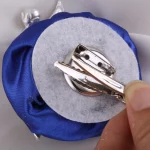 블루 로즈 웨딩 손목 코사지와 부토니에, 브로치, 신부 및 신랑의 결혼 드레싱 액세서리, 인공 꽃 - 이미지 6