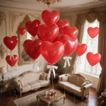 12inch 50/100pcs 두꺼운 붉은 사랑 풍선 화이트 하트 라텍스 헬륨 풍선 결혼식 발렌타인 데이 장식 생일 파티 - 이미지 4