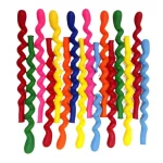 20/50Pcs 여러 가지 빛깔의 나선형 긴 풍선 독특한 트위스트 Spiraal 라텍스 풍선 결혼식 생일 축하 휴일 장식 어린이 장난감 - 이미지 6