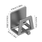 2pcs 주방 스폰지 홀더 싱크 스폰지 배수 건조 랙 냄비 커버 랙 자기 접착제 스토리지 홀더 주방 주최자 - 이미지 6