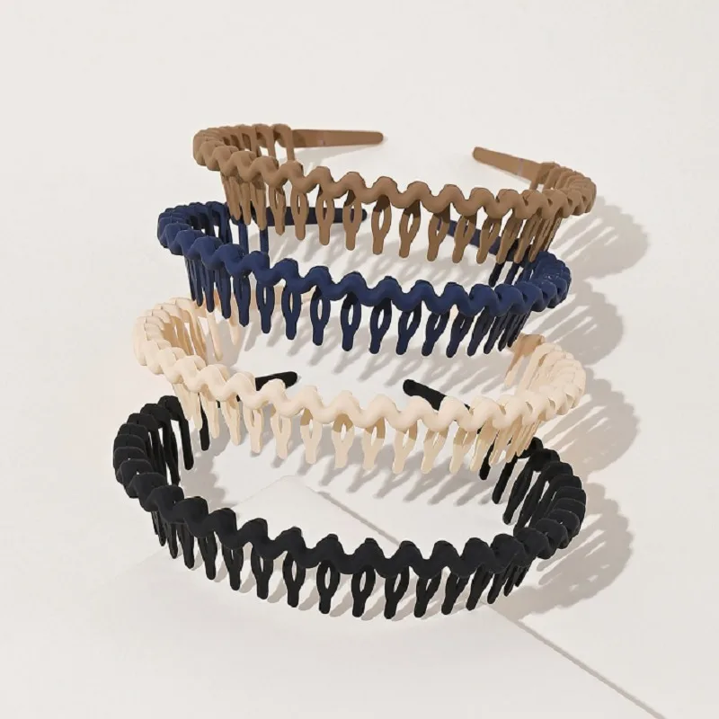 세안 머리띠 여름 여성 헤어 번들 여름 머리핀을위한 4pcs 누르면 헤어 밴드