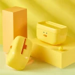 오리 변기 종이 거치대 방수 보관함, 벽걸이형 귀여운 종이 타월 거치대 티슈 박스, 주방 욕실 액세서리 - 이미지 2