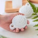 밀짚 실리콘 샴푸 브러시 헤드 두피 마사지 빗 헤어 워싱 빗 클린 케어 헤어 루트 가려움증 두피 마사지 빗 - 이미지 5