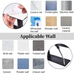 종이 타월 홀더 펀치없는 롤 종이 홀더 캐비닛 아래 주방 티슈 선반 신선한 필름 주석 호일 홀더 액세서리 - 이미지 5