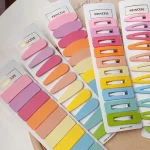 10 개/대 다채로운 BB 클립 캔디 컬러 달콤한 기하학 헤어 클립 여자 머리 장식 머리핀 자용 헤어 액세서리 - 이미지 3