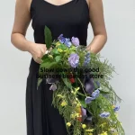 웨딩 부케 소품 휴대용 가짜 물방울 사진 경치 좋은 장소 여행 촬영 새로운 신부 꽃 홀더 현실적인 시뮬레이션 - 이미지 4