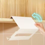 주방 티슈 홀더 벽걸이 형 종이 타월 랙 역방향 상자 저녁 식사 냅킨 서랍 북유럽 스타일 스토리지 주최자 - 이미지 4