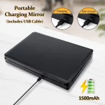 5 방향 거울, 셀프 헤어 커팅용 이발사 거울, 남성용 360 ° 면도 거울, 브레이딩용 높이 조절 메이크업 거울 - 이미지 4