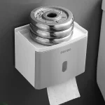 방수 변기 종이 거치대 보관함, 벽걸이 변기 롤 디펜서, 휴대용 변기 종이 거치대, 욕실 액세서리 - 이미지 6