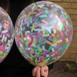 12inch 10pcs 아이스크림 풍선 생일 웨딩 파티 장식 긴 스트립 종이 색종이 라텍스 풍선 베이비 샤워 뿌리 - 이미지 4