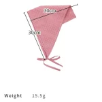 여성용 목가적인 스타일 반다나 머리띠, 삼각형 머리스카프 머리띠, 용수철 여름 소녀 패션 장식 넥타이, 신제품 - 이미지 6