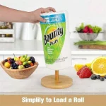 1pc 나무 종이 타월 디스펜서 홀더, 독립형 종이 타월 롤 스탠드, 주방 및 식당용 티슈 랙 - 이미지 5