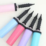 고품질 풍선 펌프 공기 팽창기 손 푸시 휴대용 유용한 풍선 액세서리 웨딩 생일 파티 장식 용품 - 이미지 4