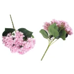 1Pcs 수국 인공 꽃 꽃다발 39CM 가짜 꽃 홈 장식 정원 웨딩 장식 파티 DIY 꽃꽂이 - 이미지 5