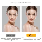 셀프 접착 아크릴 미러 벽 스티커 HD 전신 반사 미러 시트 침실 옷장 집 벽 장식용 - 이미지 5