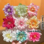 무작위 9Pcs, 보헤미안 스타일, 다채로운 꽃 머리핀 Duckbill 클립, 해변 휴가에 적합 - 이미지 2