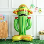 대형 서 4D 코코넛 야자 나무 파인애플 선인장 호일 풍선 공 하와이 테마 여름 해변 생일 웨딩 파티 장식 - 이미지 4