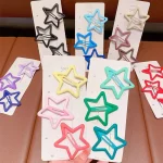 여자를위한 어린이 머리핀 세트에 대 한 3PCS 스타 헤어 클립 어린이 유아 머리핀 FJBJ04 - 이미지 6