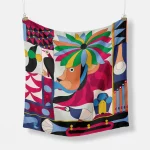 70cm Foulard 럭셔리 2025 시폰 목도리 스퀘어 스카프 여성용 Hijab 패션 랩 Neckerchief 여성 헤어 밴드 리본 머리띠 - 이미지 3