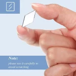 100pcs 아크릴 다이아몬드 모양 거울 스티커 모자이크 타일 대량 자체 접착 DIY 공예 미술 거울 벽 문 홈 장식 - 이미지 6