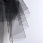 웨딩 베일 얇은 명주 그물 짧은 블랙 신부 베일, 두 레이어 여성 소녀 파티 모자, 나비 매듭 장식, 핫 세일 - 이미지 5