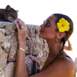 하와이 꽃 헤어 클립 여름 해변 생일 파티 웨딩 장식 소녀 인공 계란 꽃 머리핀 액세서리 - 이미지 4