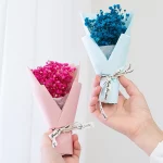 비누 장미 꽃다발 친구를위한 발렌타인 데이 선물 결혼식 꽃다발 홈 장식 장미 꽃 꽃다발 손 결혼식 파티 선물 - 이미지 2