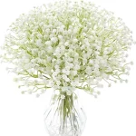 10Pcs Babys 호흡 인공 꽃 Gypsophila 가짜 꽃 결혼식 부케 센터 피스 꽃꽂이 장식