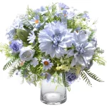 1PC 인공 장미 꽃 웨딩 홈 침실 장식 신부 꽃다발 정원 가짜 실크 달리아 수국 꽃병 보드 야외