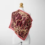 70cm Foulard 럭셔리 2025 시폰 목도리 스퀘어 스카프 여성용 Hijab 패션 랩 Neckerchief 여성 헤어 밴드 리본 머리띠 - 이미지 5