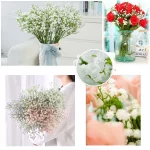3/5/10pcs Gypsophila 인공 꽃 Gypsophila 가짜 꽃 DIY 꽃 꽃다발 배열 결혼식 홈 장식 - 이미지 6