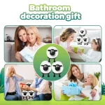 1/2/3 세트 양 모양 화장지 랙 플라스틱 티슈 상자 홈 침실 욕실 세면대 나이트 스탠드 장식 종이 랙 - 이미지 5