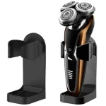 자체 접착식 욕실 정리함 랙 남성용 손질 도구용 벽걸이형 면도기 및 칫솔 홀더 - 드릴 후크 선반 없음 - 이미지 2