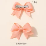 24개 어린이 헤어 클립 활 꼬리 올인클루시브 귀엽고 세련된 헤어핀 헤어 액세서리 여자아이 선물 세트 - 이미지 4