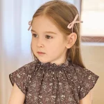 2/6pcs 소녀의 달콤한 Bowknot 헤어 클립 베이비 화이트 블랙 러블리 헤어핀 리본 보우 모자를 쓰고 있죠 달콤한 귀여운 잡아 클립 바레트 - 이미지 6