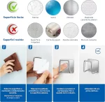 주방 싱크 스폰지 랙 스테인레스 스틸 배수 보관 홀더 자기 접착 와이어 볼 걸레 브러시 건조 주최자 싱크 벽 후크 - 이미지 6