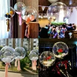 8/18/20/32/36in 투명 버블 풍선 생일 파티 결혼식 투명 풍선 풍선 헬륨 풍선 파티 홈 장식 - 이미지 5