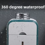 화장지 홀더 상자 홀더 욕실 랙 방수 릴 티슈 보관 상자 펀치없는 주방 욕실 보관 홀더 - 이미지 3