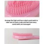 1pcs 핫 매직 핸들 빗 정전기 방지 마사지 헤어 브러시 엉킴 Detangle 샤워 마사지 헤어 브러시 빗 살롱 헤어 스타일링 도구 - 이미지 6