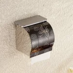 스테인리스강 벽 변기 종이 롤 거치대, 자체 접착 거치대 타월 랙 - 이미지 3