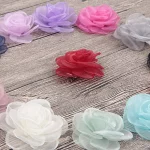 아기 소녀 유아 머리 그물 꽃 액세서리 신생아 선물 유아 클립 머리핀 공주 어린이 귀여운 모자를 쓰고 있죠 - 이미지 2