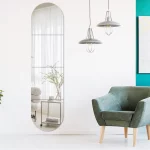 4/8pcs 자기 아크릴 거울 타일 DIY 유연한 비 유리 안전 거울 시트 벽 스티커 Shatterproof, 홈 장식 - 이미지 4