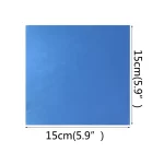 10pcs 홈 장식 욕실 자기 접착 벽화 거울 스티커 벽 타일 스티커 광장 DIY 데칼 - 이미지 4